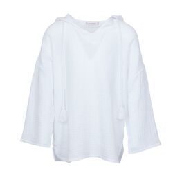 07052059-40 Детская пляжная туника белый для универсальные белый