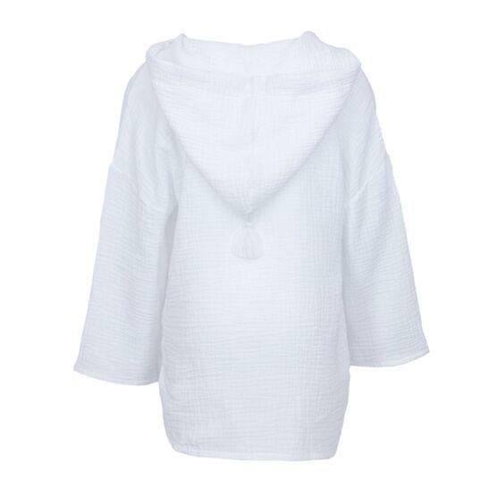 07052059-40 Детская пляжная туника белый для универсальные белый фото №2