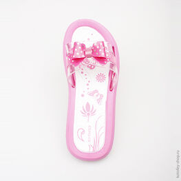 525016-01 Пляжная обувь розовая для девочки розовый фото №4