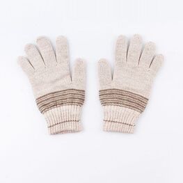 07022133-40 Перчатки детские двухслойные бежевые для универсальные бежевый