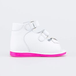 022135-28 Сандалии для первых шагов Приключения для девочки белый фото №2