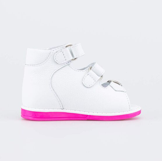 022135-28 Сандалии для первых шагов Приключения для девочки белый фото №2