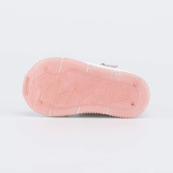 022136-28 Кожаные сандалии Первые шаги Пломбир для девочки белый + розовый фото №3