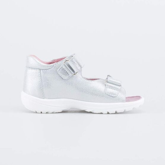 022148-21 Сандалии для Первых шагов Бабочка для девочки серебристый фото №2