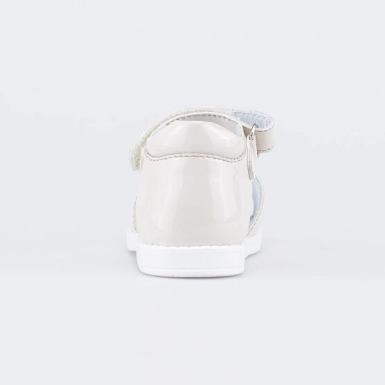 123014-21 Нарядные босоножки для девочки для девочки бежевый фото №5