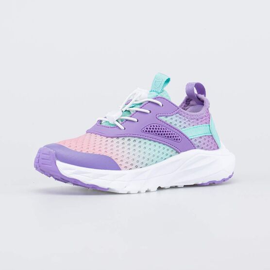 644503-11 Летние кроссовки сеточкой для девочки сиреневый