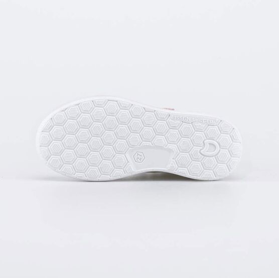 552351-22 Ботинки-кеды для девочки для девочки бежевый + голубой фото №3