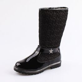 564068-34 Сапоги для девочки черный