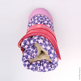 061008-43 Сапожки для девочки фио-роз фото №4