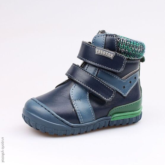 152176-31 Ботинки для мальчики син-зел