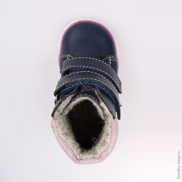 152183-32 Ботинки для девочки светло-синий фото №4