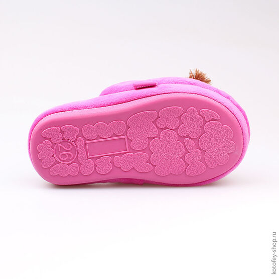 331042-11 Тапочки для девочки фуксия фото №3
