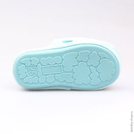 331043-11 Тапочки голубые для девочки голубой фото №3