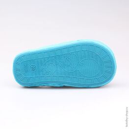 331046-11 Тапочки голубые для девочки голубой фото №4