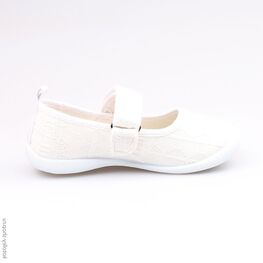 331056-11 Текстильная обувь для девочки белый фото №2