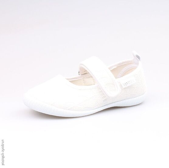 331056-11 Текстильная обувь для девочки белый