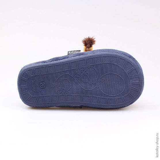 331059-11 Тапочки для мальчики светло-синий фото №3
