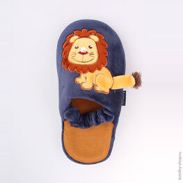 331059-11 Тапочки для мальчики светло-синий фото №4