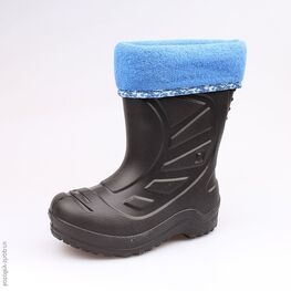 365001-13 Резиновые сапоги для мальчики чер-син