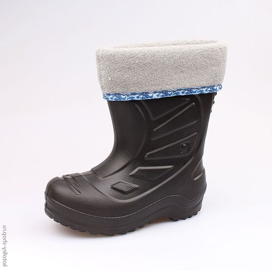 365001-14 Резиновые сапоги для мальчики чер-сер