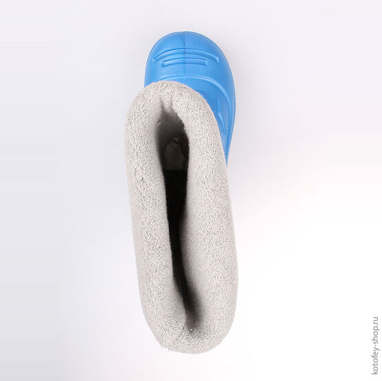 365001-18 Резиновые сапоги для мальчики гол-сер фото №4