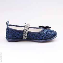 531017-72 Текстильная обувь для девочки светло-синий фото №2