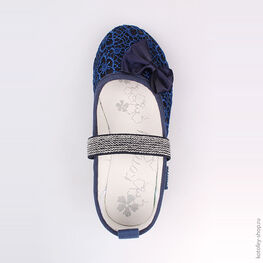 531017-72 Текстильная обувь для девочки светло-синий фото №4