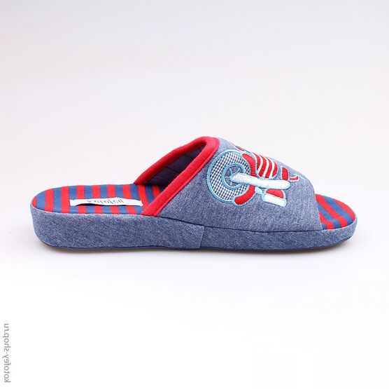 531033-11 Тапочки для мальчики гол-кра фото №3