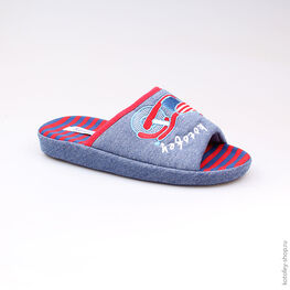 531033-11 Тапочки для мальчики гол-кра фото №2