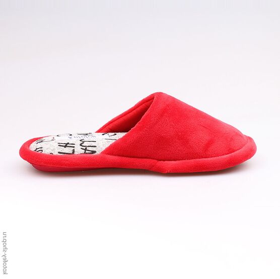 531037-11 Тапочки красные для девочки красный фото №2