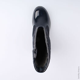 564049-32 Сапожки для девочки светло-синий фото №4