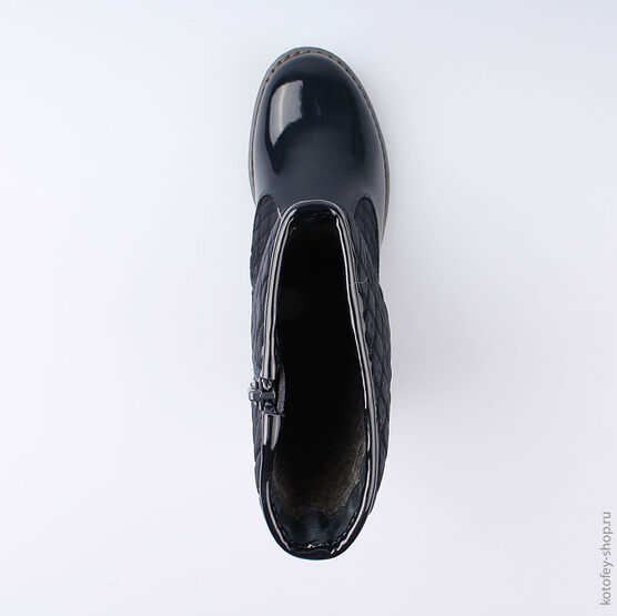 564049-32 Сапожки для девочки светло-синий фото №4