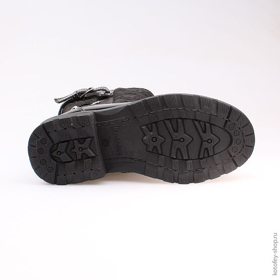 564051-31 Сапожки для девочки черный фото №3