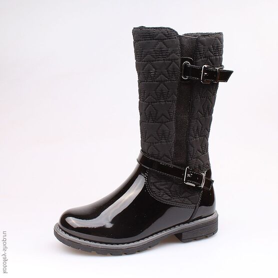 564051-31 Сапожки для девочки черный