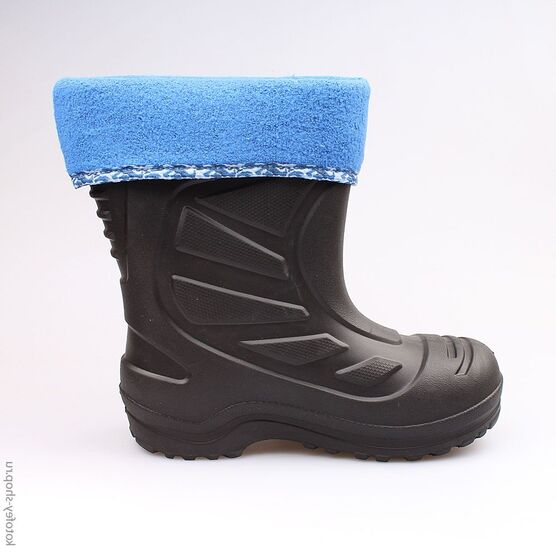 565001-13 Резиновые сапоги для мальчики чер-син фото №2