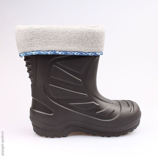 565001-14 Резиновые сапоги для мальчики чер-сер фото №2