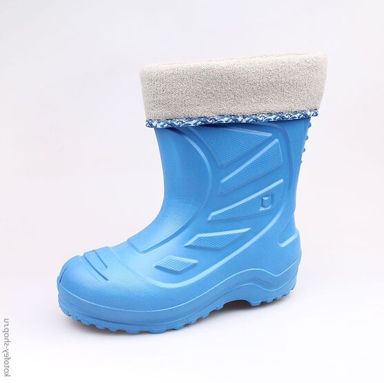 565001-17 Резиновые сапоги для мальчики гол-сер