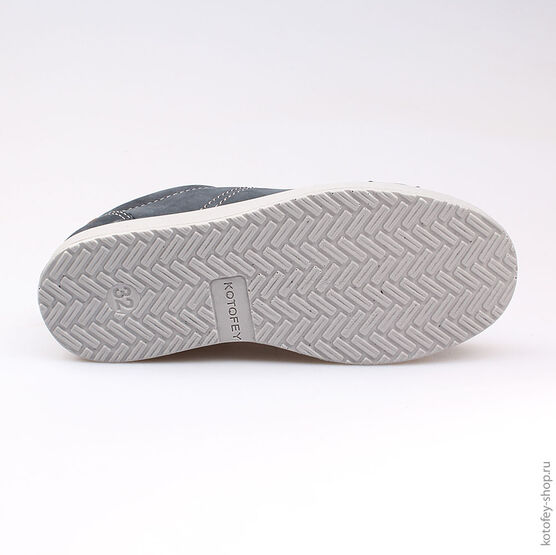 632193-22 Полуботинки для мальчики светло-синий фото №3