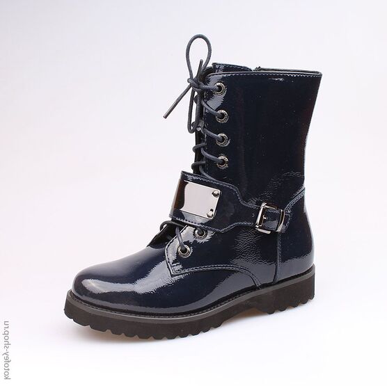 654024-31 Ботинки для девочки светло-синий