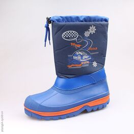 664030-41 Сноубутсы для мальчики син-ора