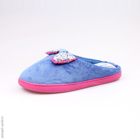 731020-11 Тапочки голубые для девочки голубой