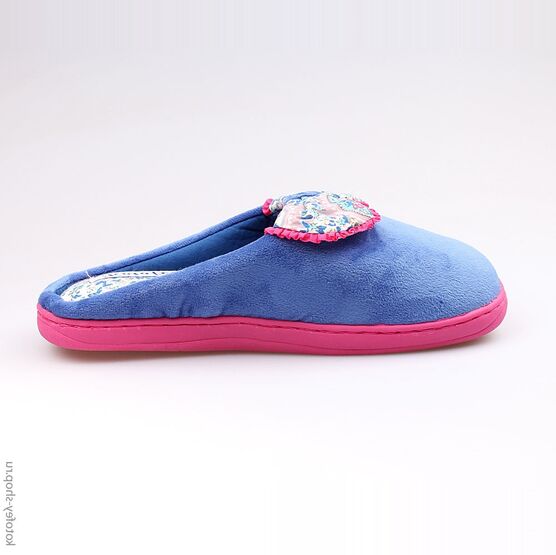 731020-11 Тапочки голубые для девочки голубой фото №2