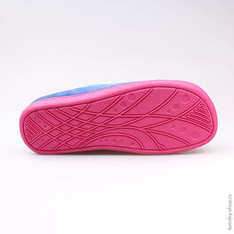 731020-11 Тапочки голубые для девочки голубой фото №3