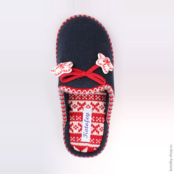 731021-11 Тапочки серые для девочки серый фото №4