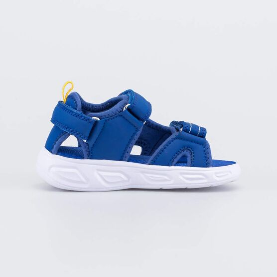 124035-11 Пляжные сандалии с LED Три кота для мальчики синий фото №2
