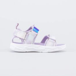 124036-11 Пляжные сандалии с LED Крылья для девочки сиреневый фото №2