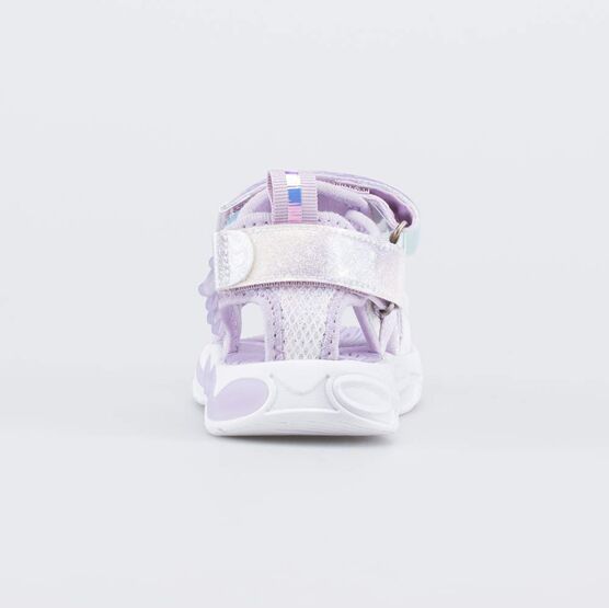 124036-11 Пляжные сандалии с LED Крылья для девочки сиреневый фото №5