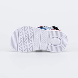 124037-11 Пляжные сандалии с LED Геймер для мальчики черный + голубой фото №3