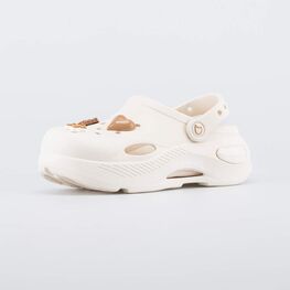 625013-01 Пляжные сабо для девочки Бежевая карамель для девочки бежевый