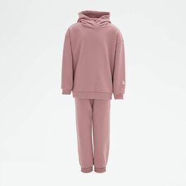 07864059-40 Костюм худи + брюки пудровый для девочки розовый